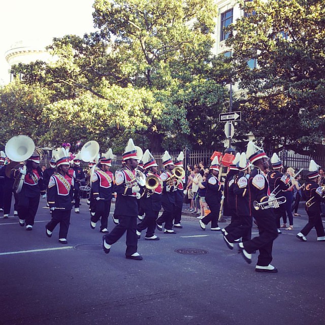 impromptu parade on Royal Street. 🎉 #neworleans #nola #followyournola