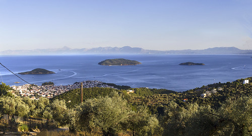 skiathos greece greek mediterranean holiday resort beach sands sea sun shine ferry golden secluded panoramic hilltop