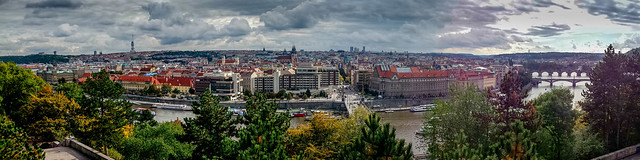 Views over Prague, Czech Republic.