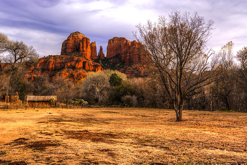 park blue red arizona sky clouds rocks cathedral state outdoor sedona canyon formation rees