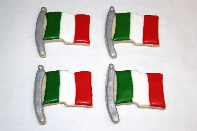 Italian Flag Cookies