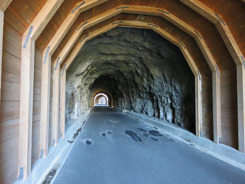 Inside Mosier Twin Tunnels.