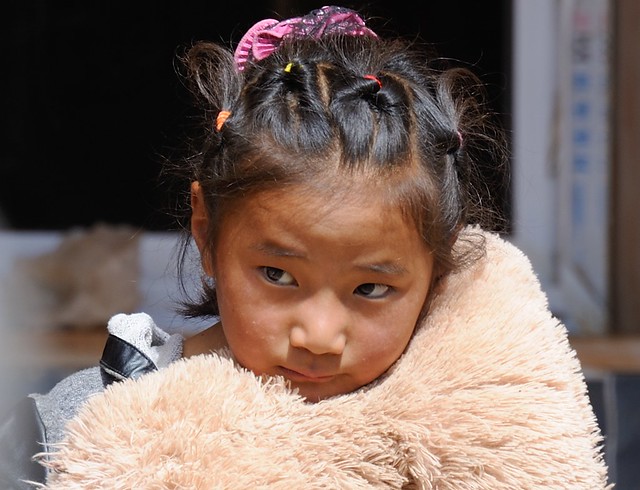 Tibetan Girl, Tibet 2015