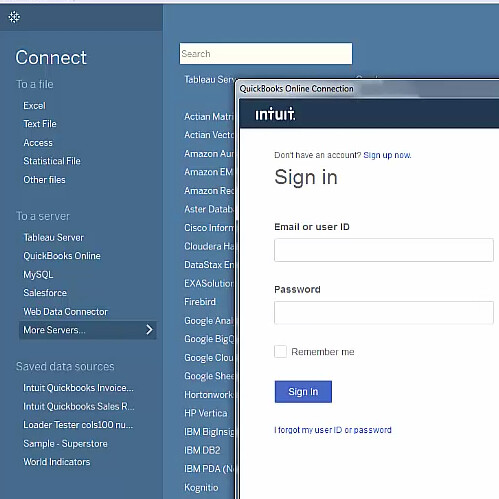 In Tableau 10, you can connect directly to your @QuickBooks Online data https://t.co/EshXvLRGXy https://t.co/Y2QzD8HI7M | by Tableau Software