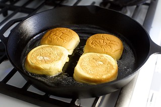 toasting the buns in butter | by smitten kitchen