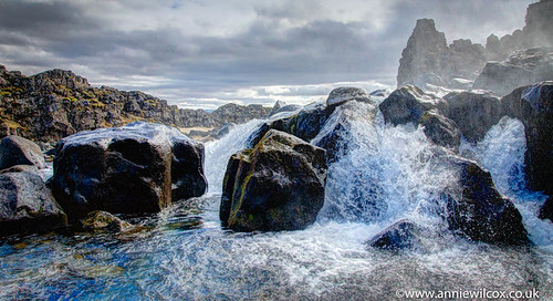 Crashing from Öxarárfoss | by AnnieWilcoxPhotography
