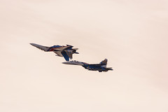 The Russian Knights Air Show at St.Petersburg, Russia