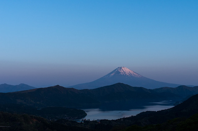 Mount Fuji and Ashinoko Lake