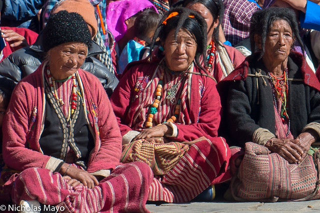 Three Women At The Torgya Festival