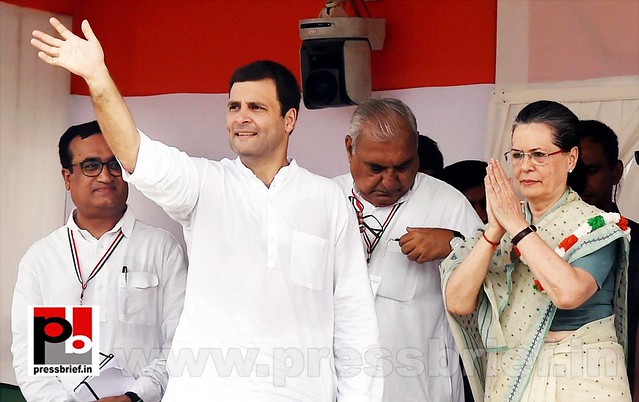 Sonia Gandhi & Rahul Gandhi addresses farmers rally