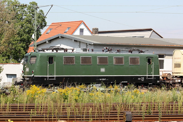 DB: 141 228-7 im Eisenbahnmuseum Darmstadt-Kranichstein