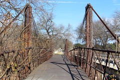 Old Bluff Dale Suspension Bridge (Erath County, Texas)