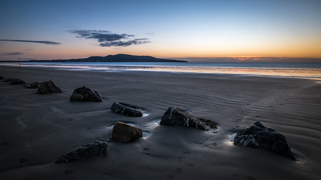 Bull Island sunrise - Dublin, Ireland - Seascape photography