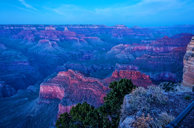 Blue hour at Mojave Point - Grand Canyon