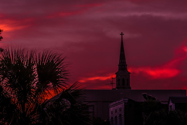 Charleston sunset