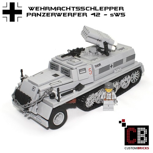 LEGO Custom WW2 WWII Panzerwerfer 42 sWS CB0 | by CustomBricks.de