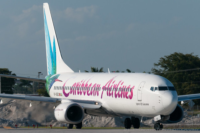 14-Mar-2015 FLL 9Y-GEO 737-8Q8 (cn 28225-433)   / Caribbean Airlines