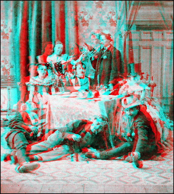 Party Out Of Bounds (anaglyph)