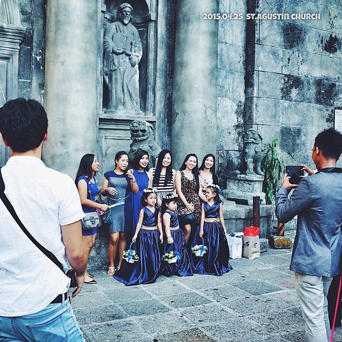 wedding in st.agustin church of intramuros #祝福 #wedding #2015 #顺德 #上海 #airport #gz #sh #streetphotography #ricohgr #ricoh #gr #vsco #vscocam #snapshot #snap #gm5 #panasonic #iphone6 #philippines #MANI by 鬼仔Live, square squareformat iphoneography instagramapp uploaded:by=instagram