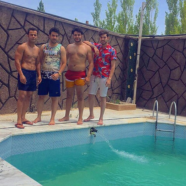 Persian Boyz #persian #men #shirtless #man #gym #dudes #iran #iranian #hunks #beach #muscle #chest #beared #handsome #barefoot