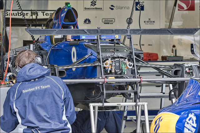 Marcus Ericsson garage, Canadian Grand Prix