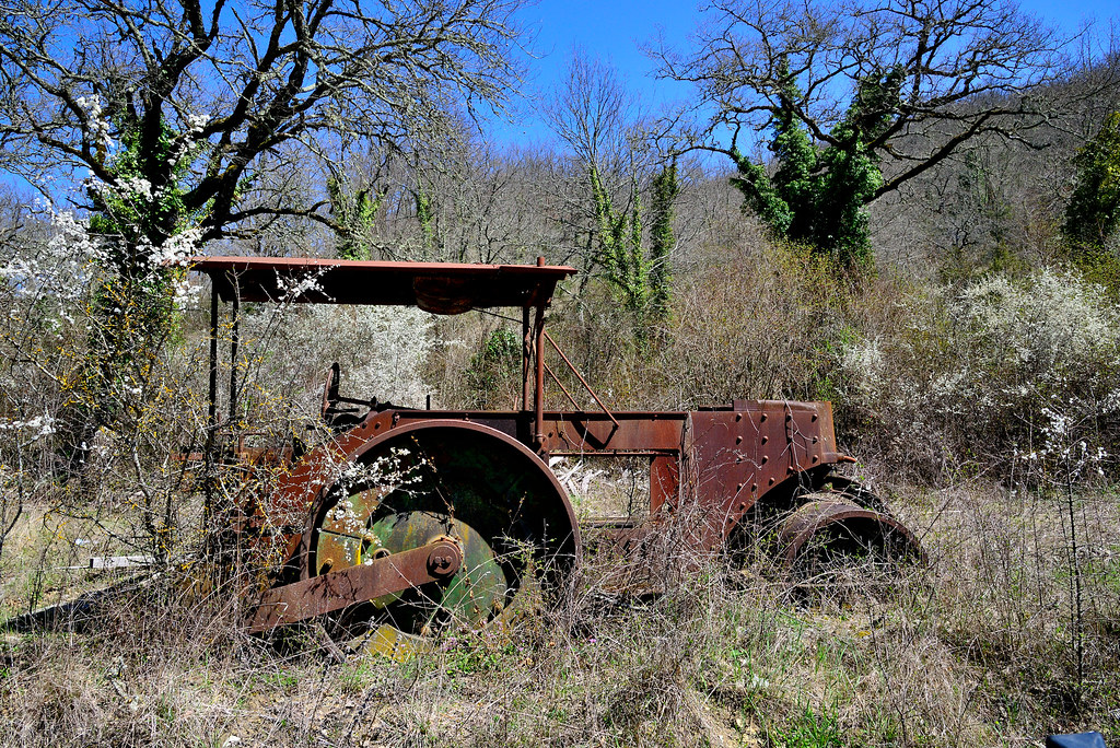 Old rusty iron