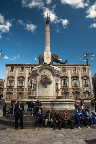 Catania - Piazza del Duomo - Fontana dell'Elefante (1737 AD)