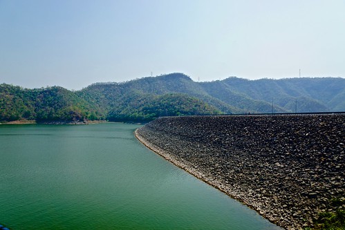 lake mountains water landscape thailand asia dam sony southeast alpha dslr 77 province kanchanaburi srinakarin
