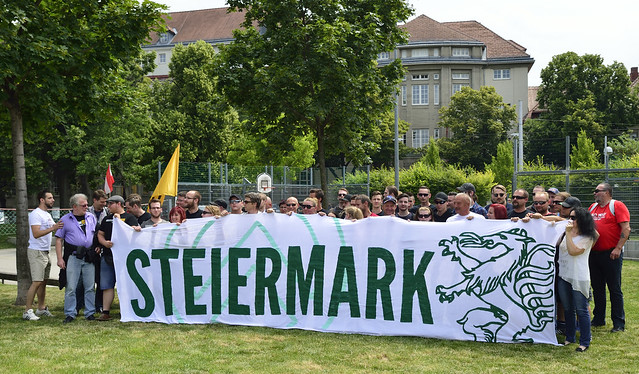 #blockit Demonstraton gegen Rechtsextremen Aufmarsch in Wien