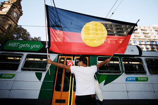 Aboriginal forced communities closure protest