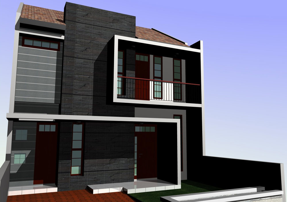 Desain Rumah Minimalis Modern Type 45 2 Lantai Topan Ali Flickr