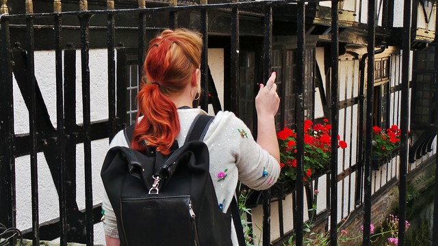 Canterbury Canal Candid - Aug 2014 - Magpie House & 50 Shades of Red
