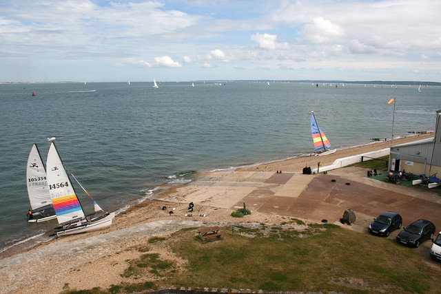 View from Calshot Castle
