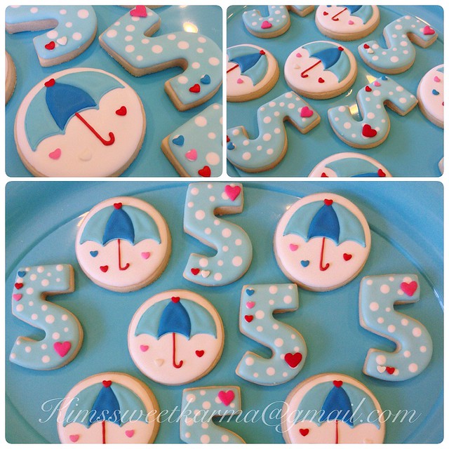 Peppa Pig inspired cookies.