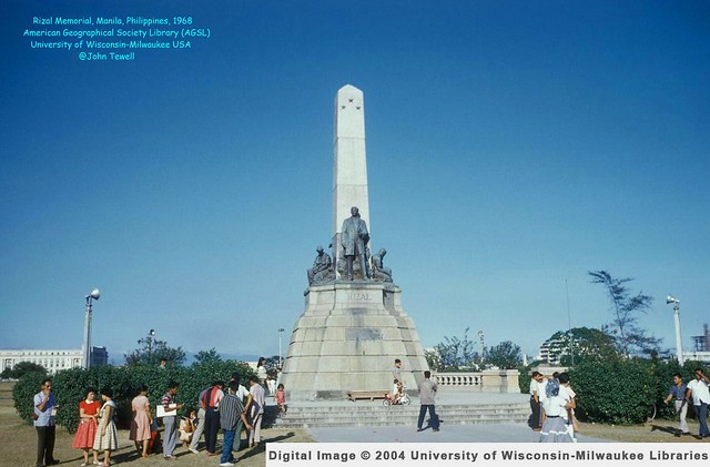 Rizal Memorial, Manila, Philippines, 1968