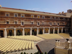 Cour d'honneur du Palais Princier-Monaco
