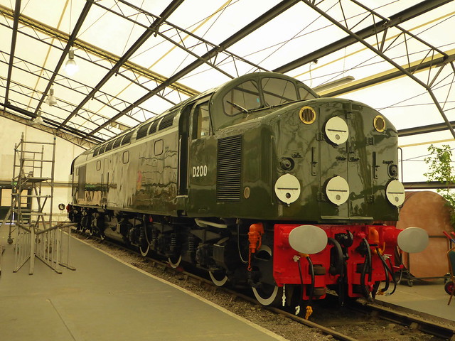 40122 (D200) at the National Railway Museum, York