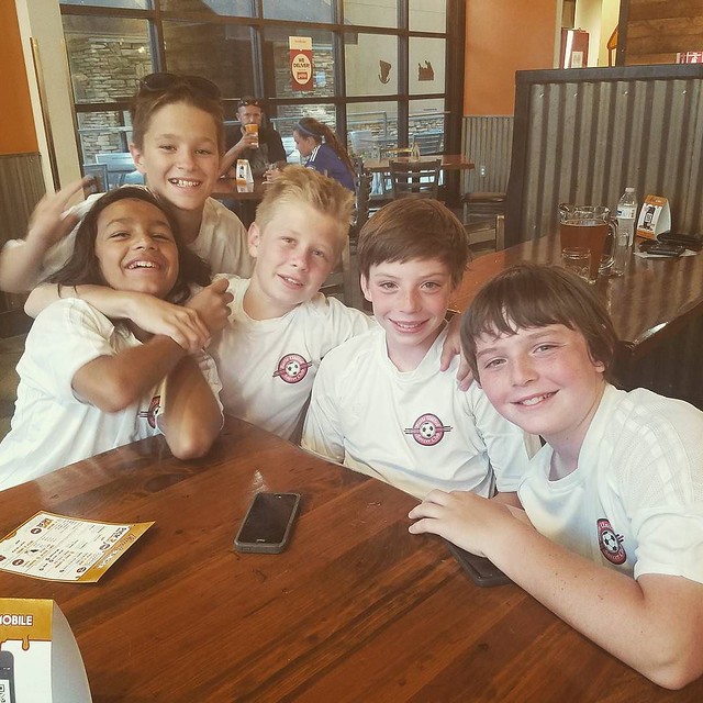 Post victory burger time. #butteunited #soccer #latergram