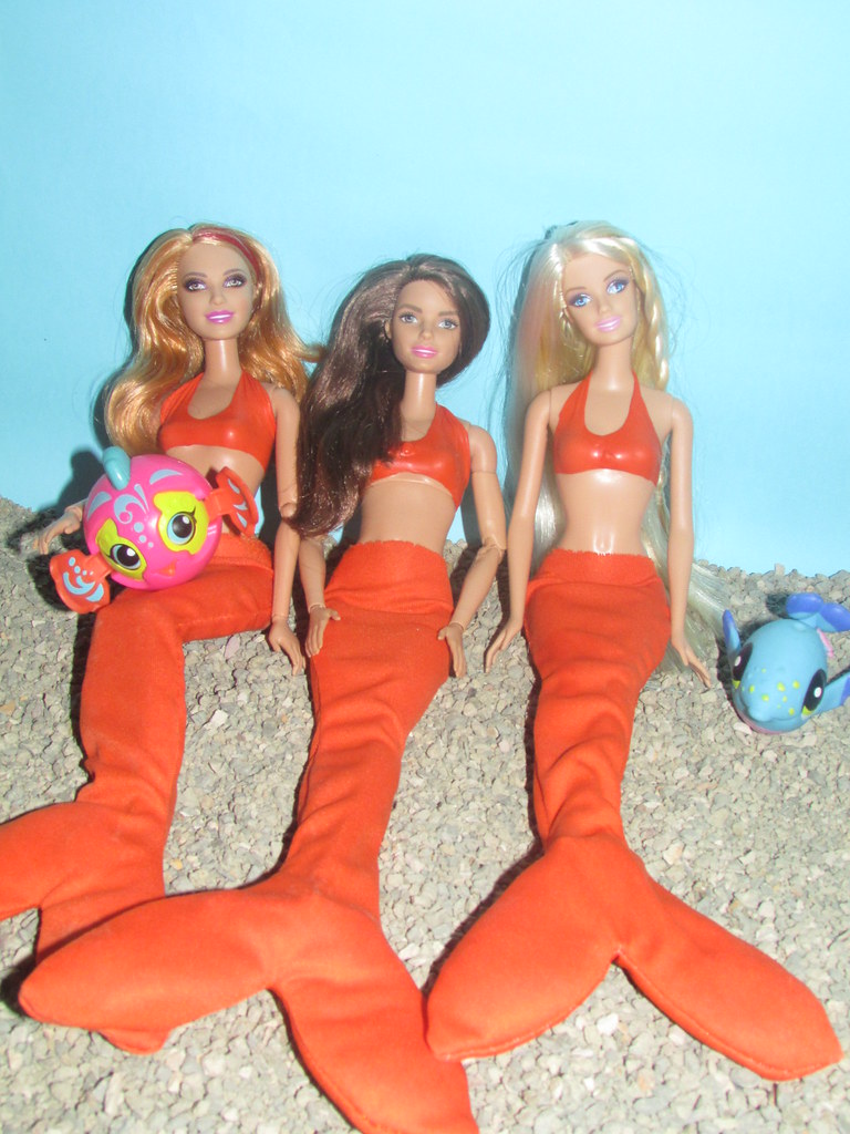 Custom Barbie: H2O just add water / Mako Mermaids!