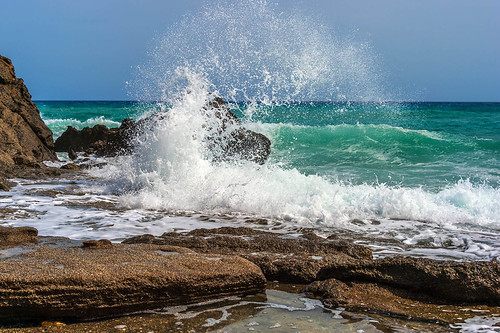 Kreta 2016 by Sonja R. Koch, sea beach strand meer wasser kreta blau soe wellen brandung türkis ierapetra criti lybischesee