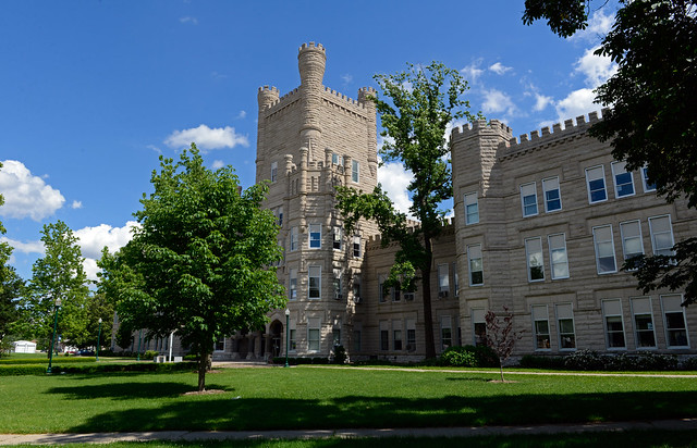 Old Main building, Eastern Illinois University