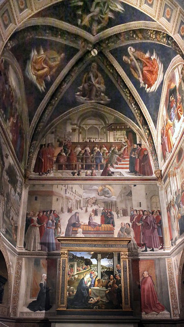 IMG_0190C Florence. Santa Trinita. Cappella Sassetti. Chapelle Sassetti. Domenico Ghirlandaio (1449-1494