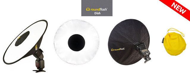 RoundFlash Dish - the Collapsible Beauty Dish