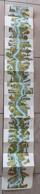 Panoramakarte Mainz - Köln