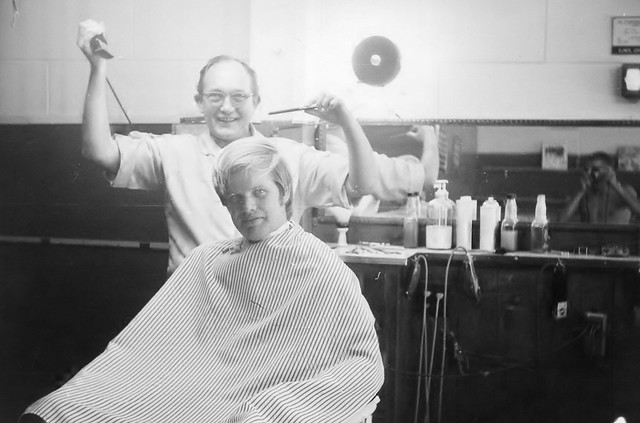 Me Getting a Haircut in 1968