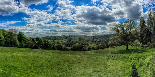 trees england sky panorama field clouds landscape countryside pano derbyshire hill valley fields grassland ashover ambervalley