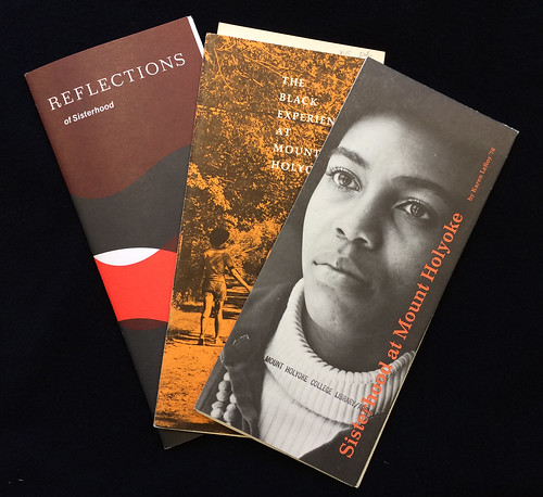 Pamphlets on being black at MHC, 1970s–1908s