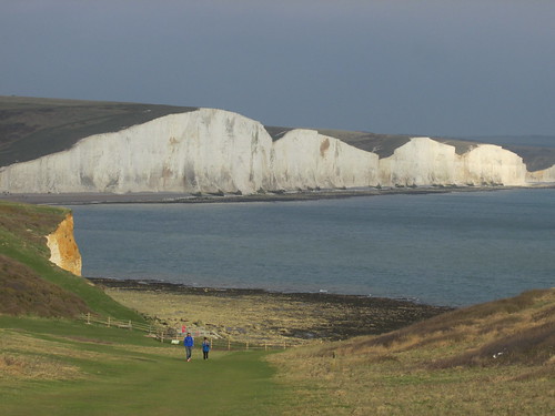 April 6, 2015: Glynde to Seaford Seven Sisters view 