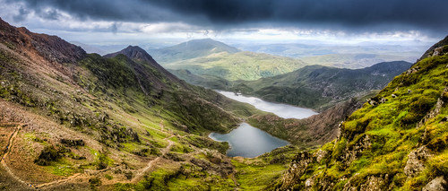 greatbritain travel mountain lake water wales clouds landscape cloudy unitedkingdom outdoor hiking top wide wideangle hike snowdon snowdonia topoftheworld ontop