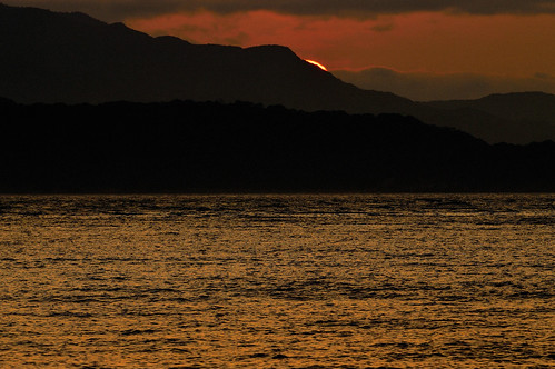 sunset japan seashore 夕景 海 和歌山 淡路島 加太
